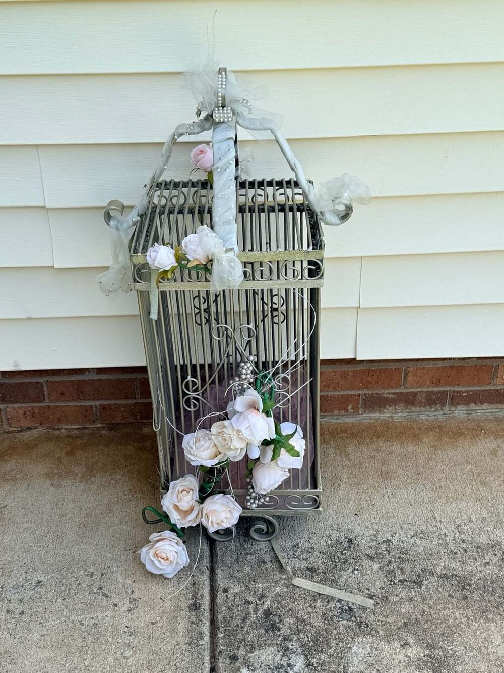 Vintage Style Decorative Metal Birdcage Wedding